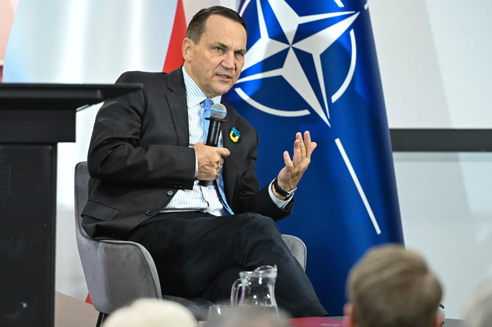 Wicepremier, minister spraw zagranicznych Radosław Sikorski, fot. PAP/Wojtek Jargiło