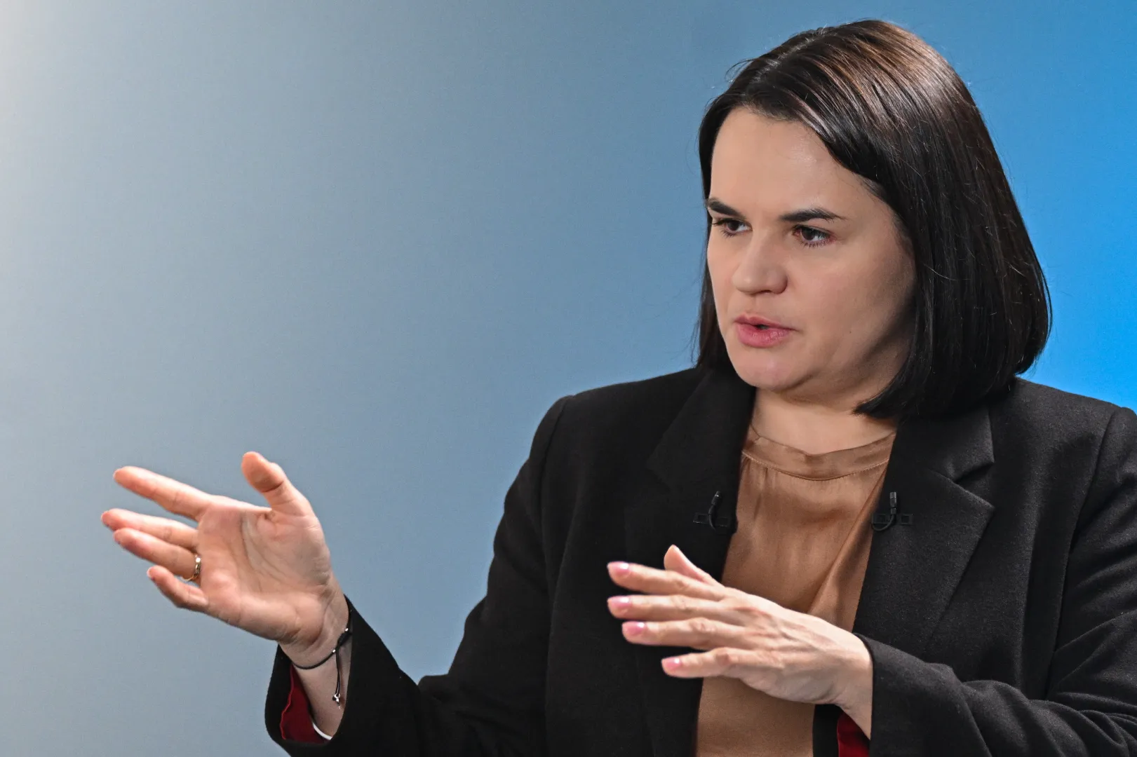 Sviatlana Tsikhanouskaya. Photo: PAP/Radek Pietruszka