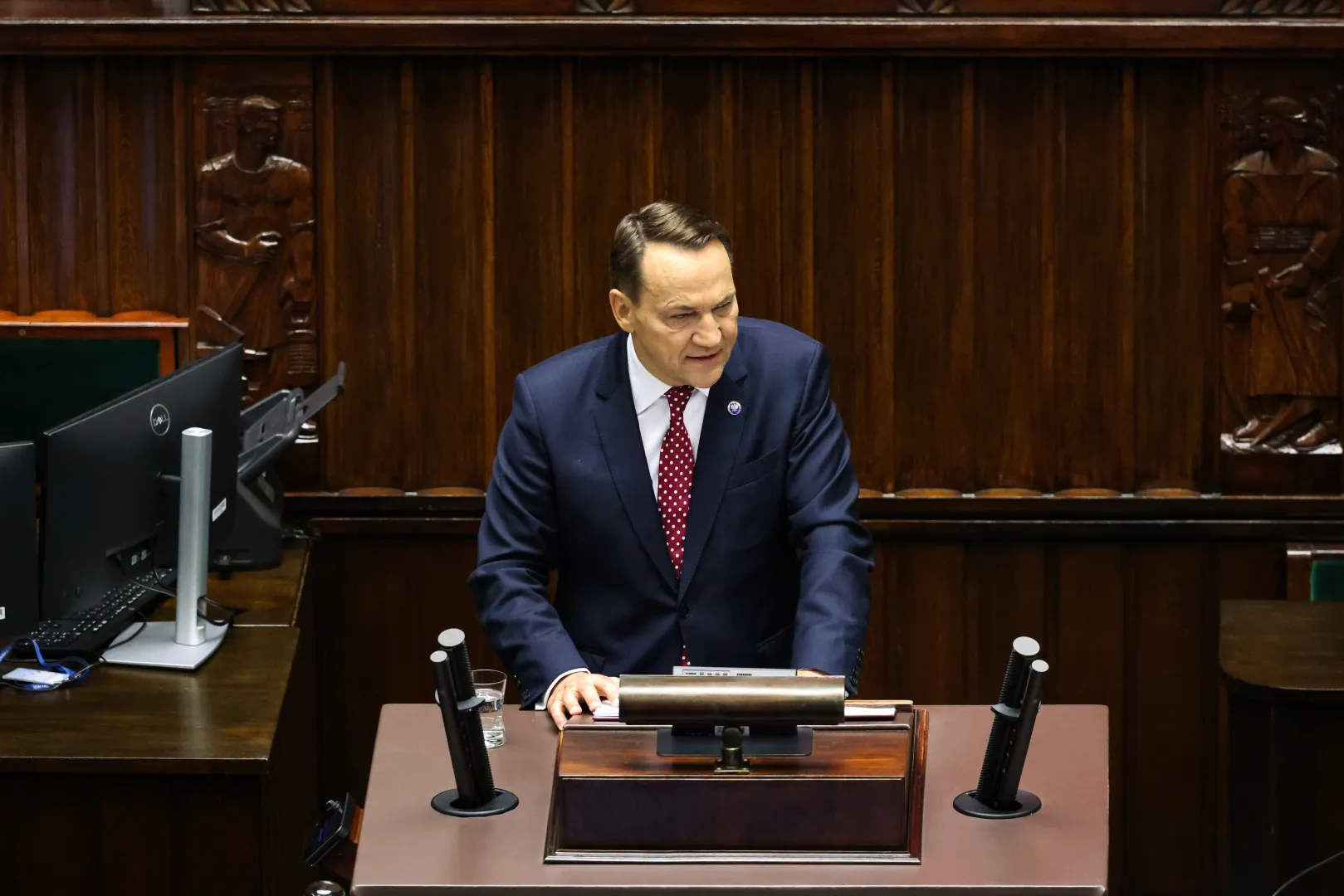 Радослав Сікорський. Fot. PAP/Albert Zawada