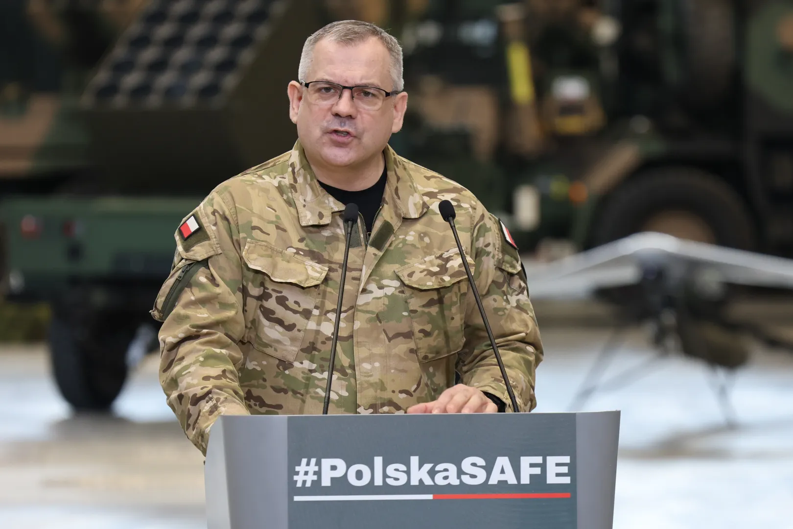 Szef Sztabu Generalnego Wojska Polskiego gen. Wiesław Kukuła. Fot. PAP/Albert Zawada