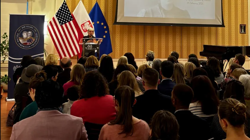  Muzyczny hołd w polskim konsulacie z okazji 250. rocznicy Deklaracji Niepodległości USA. Fot. X/Embassy of Poland U.S.