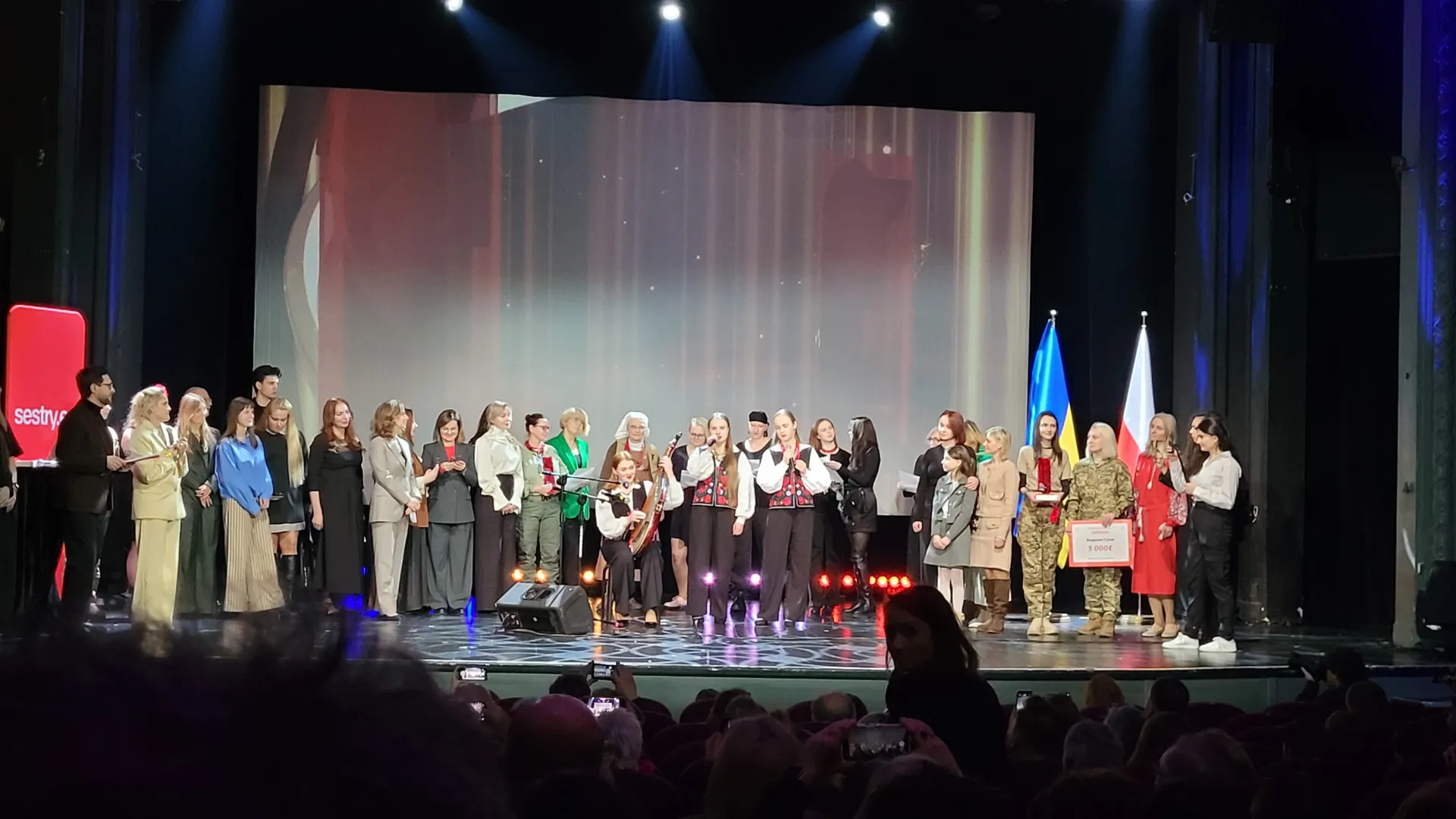 Урочиста церемонія вручення третьої премії відбулася в понеділок у Театрі Студіо у Варшаві. Fot. Roman Havryshchak