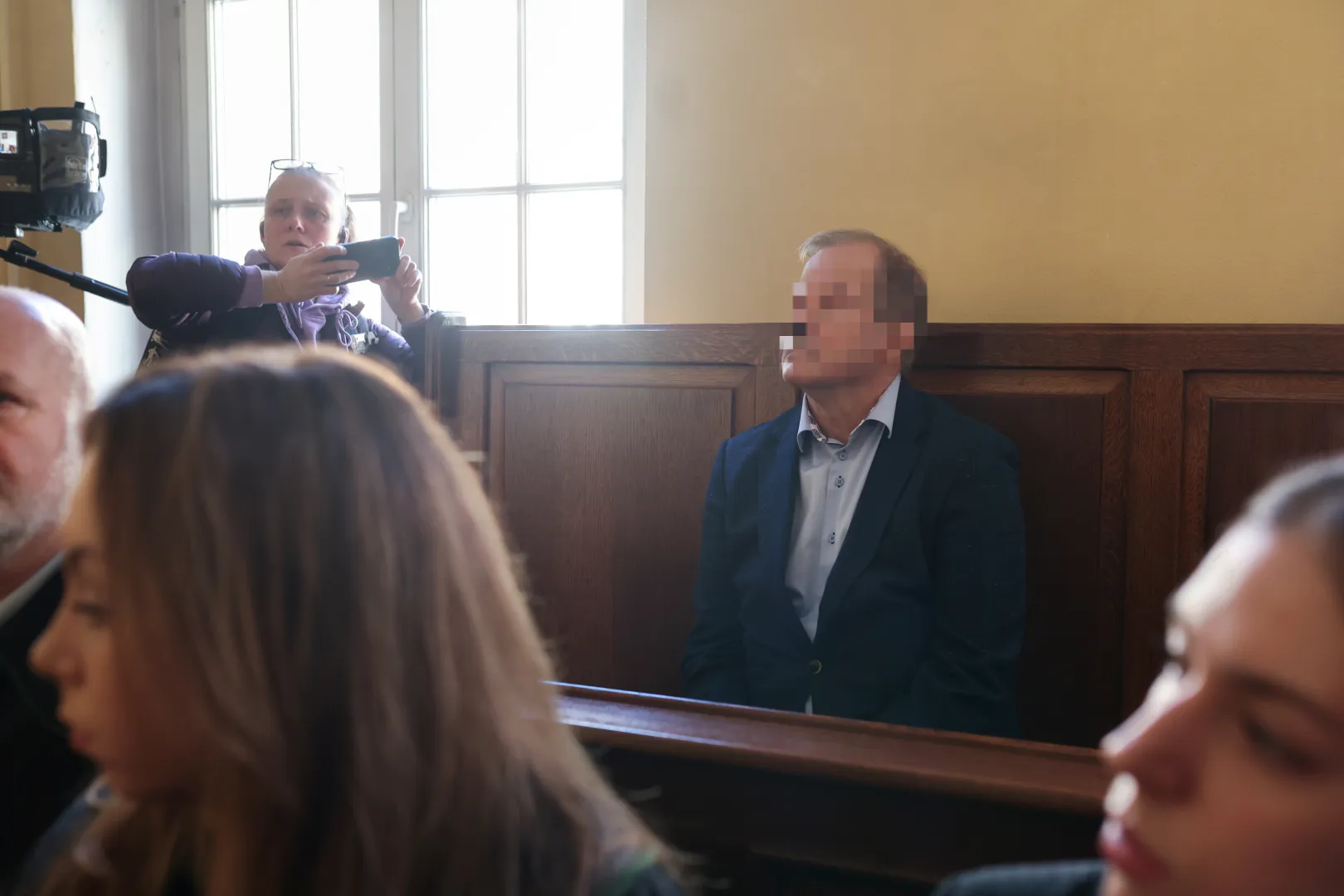  Jeden z oskarżonych Krzysztof P. w Sądzie Okręgowym w Katowicach. Fot. PAP/Art Service