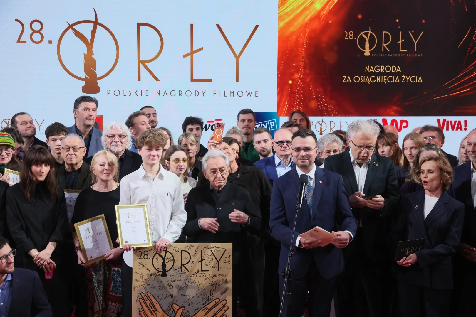 Nominowani do tegorocznych Polskich Nagród Filmowych Orły Fot. PAP/Leszek Szymański