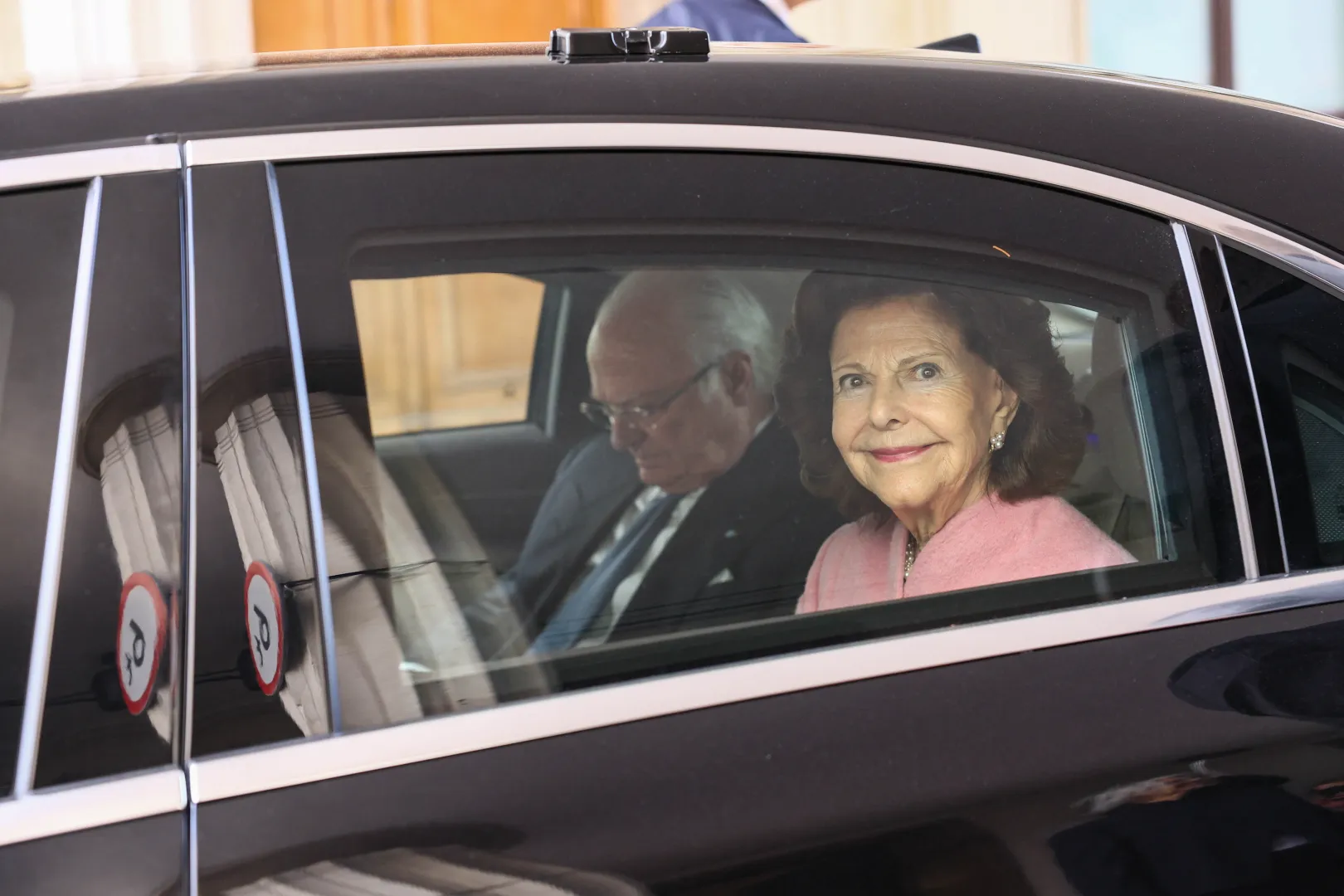 Szwedzka para królewska w Polsce Fot. PAP/Szymon Pulcyn