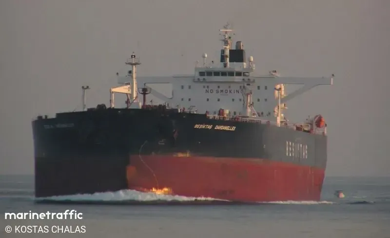 Танкер Altura, який раніше мав назву Besiktas Dardanelles. Fot. X/Open Source Intel/Marinetraffic/Kostas Chalas