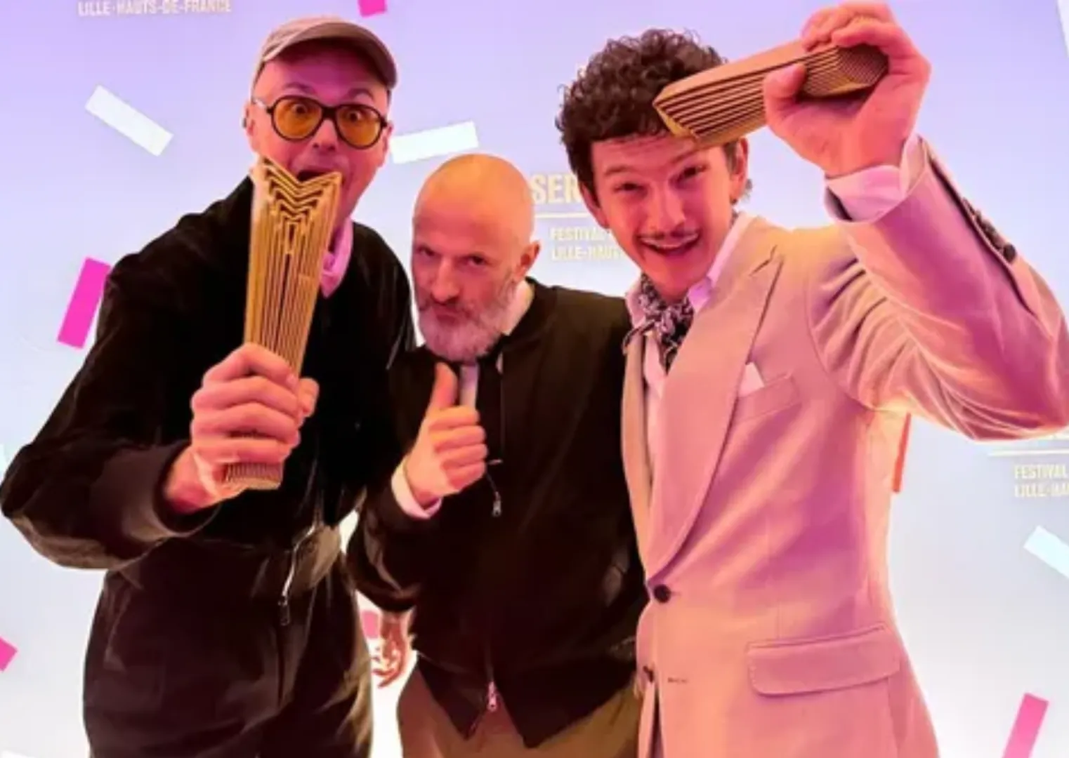 Kamil Studnicki, Karol Klementewicz, Ignacy Liss. Fot. Warner Bros Discovery