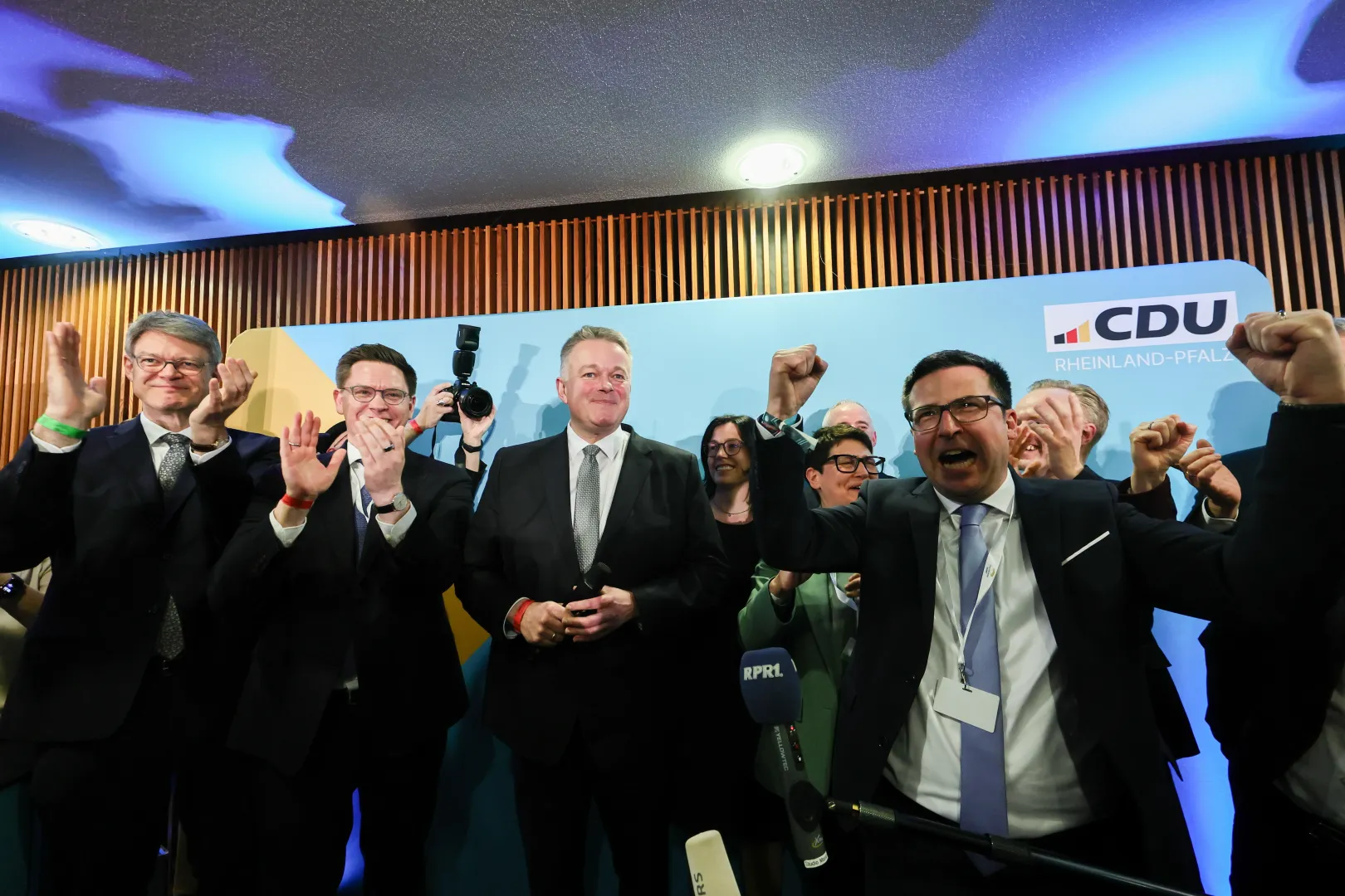 Chadeckie CDU wygrało niedzielne wybory w niemieckim kraju związkowym Nadrenia-Palatynat Fot. PAP/EPA/RONALD WITTEK