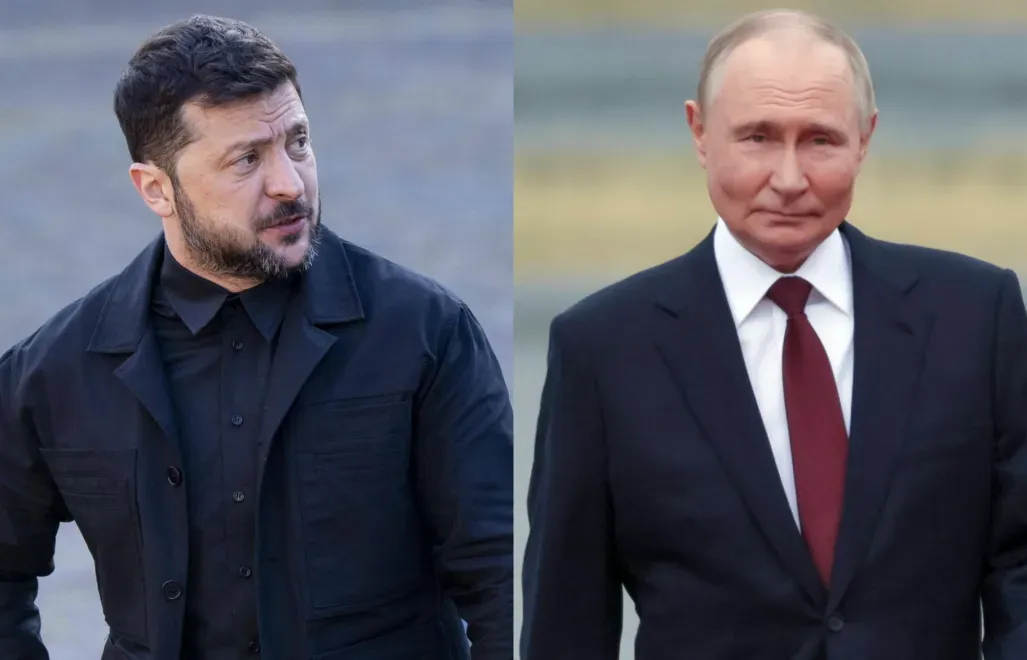 Wołodymyr Zełenski i Władimir Putin. Fot. PAP/EPA/FREEK VAN DEN BERGH/GAVRIIL GRIGOROV/SPUTNIK/KREMLIN POOL