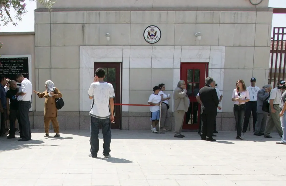 Ambasada USA w Nikozji Fot. PAP/EPA/KATIA CHRISTODOULOU