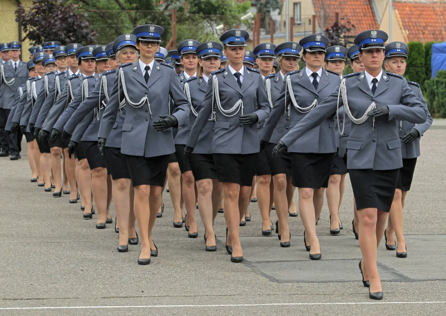 Policjantki w Wyższej Szkole Policji w Szczytnie. Fot. PAP/Tomasz Waszczuk