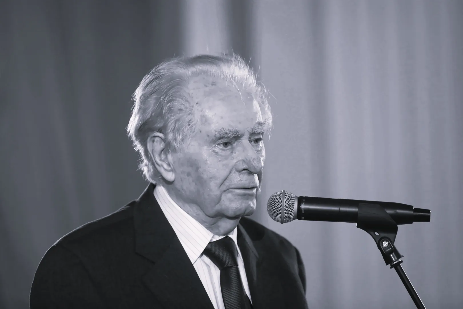 Pisarz Wiesław Myśliwski. Fot. PAP/Wojciech Olkuśnik