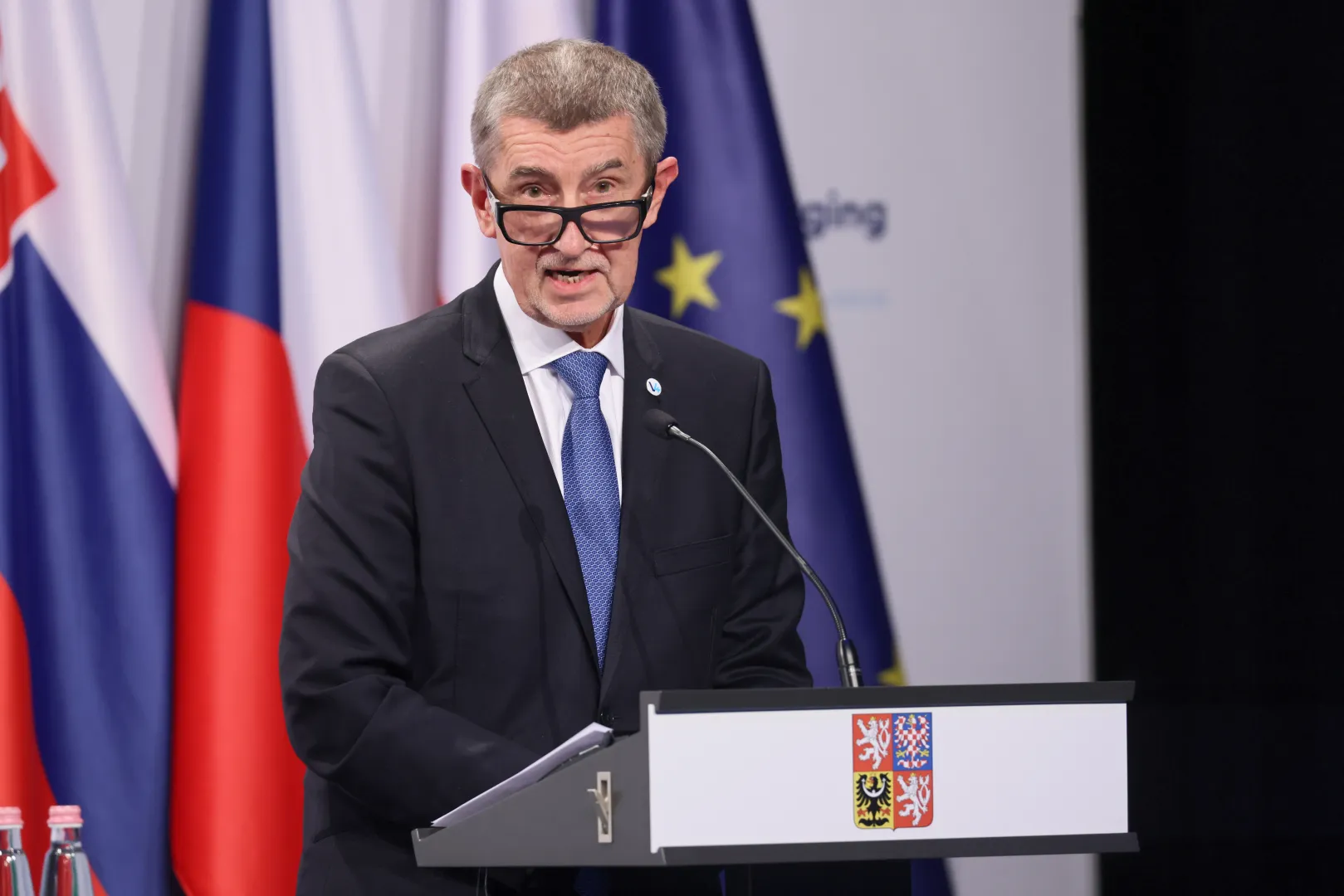 Premier Czech Andrej Babisz. Fot. PAP/Leszek Szymański