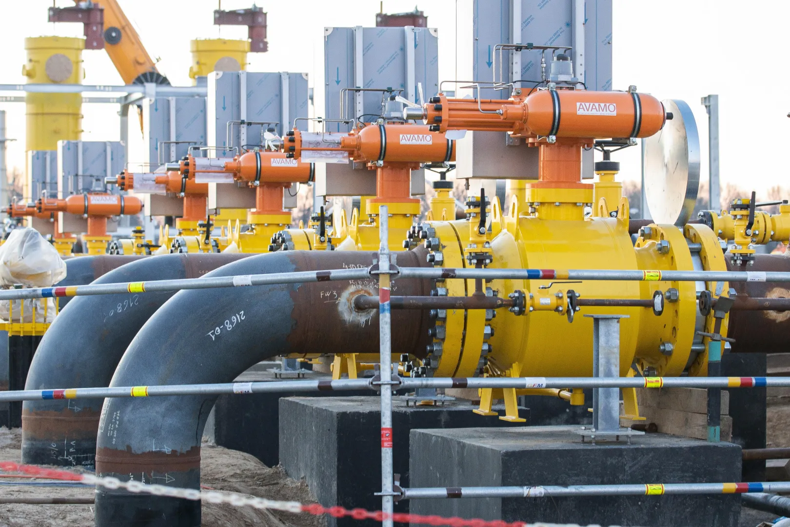 Gaz-System zapewnił w niedzielę, że krajowy system przesyłowy gazu ziemnego funkcjonuje stabilnie. Fot. PAP/	Jerzy Muszyński