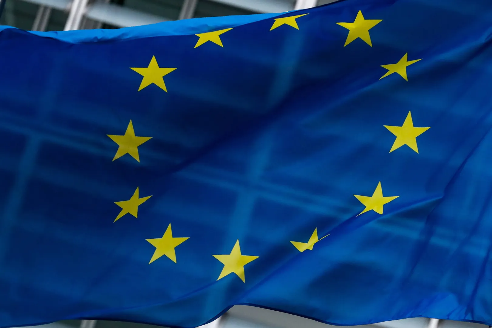 Прапор ЄС. Fot. PAP/EPA/STEPHANIE LECOCQ