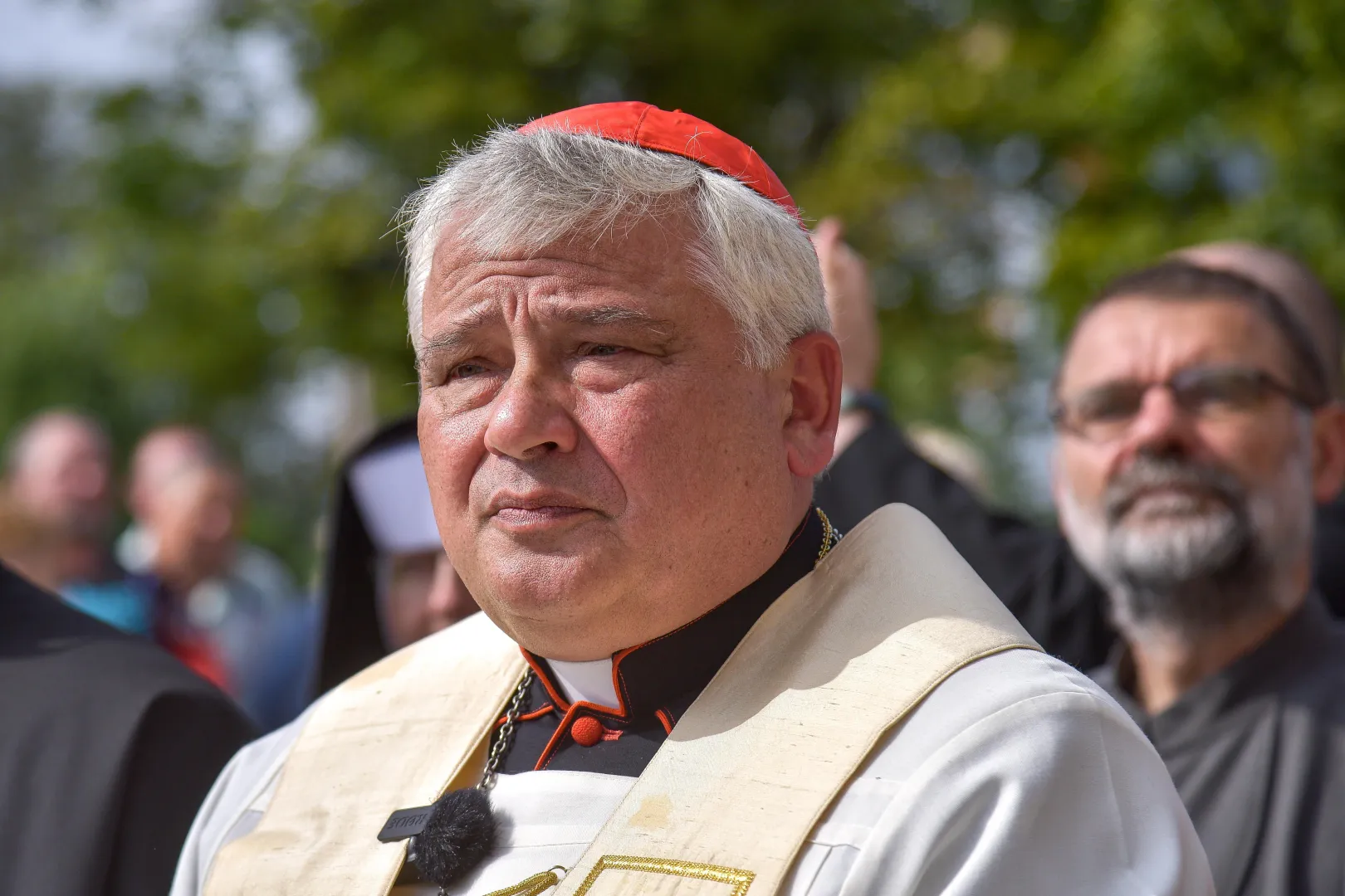 Kardynał Konrad Krajewski. Fot. PAP/Vitaliy Hrabar