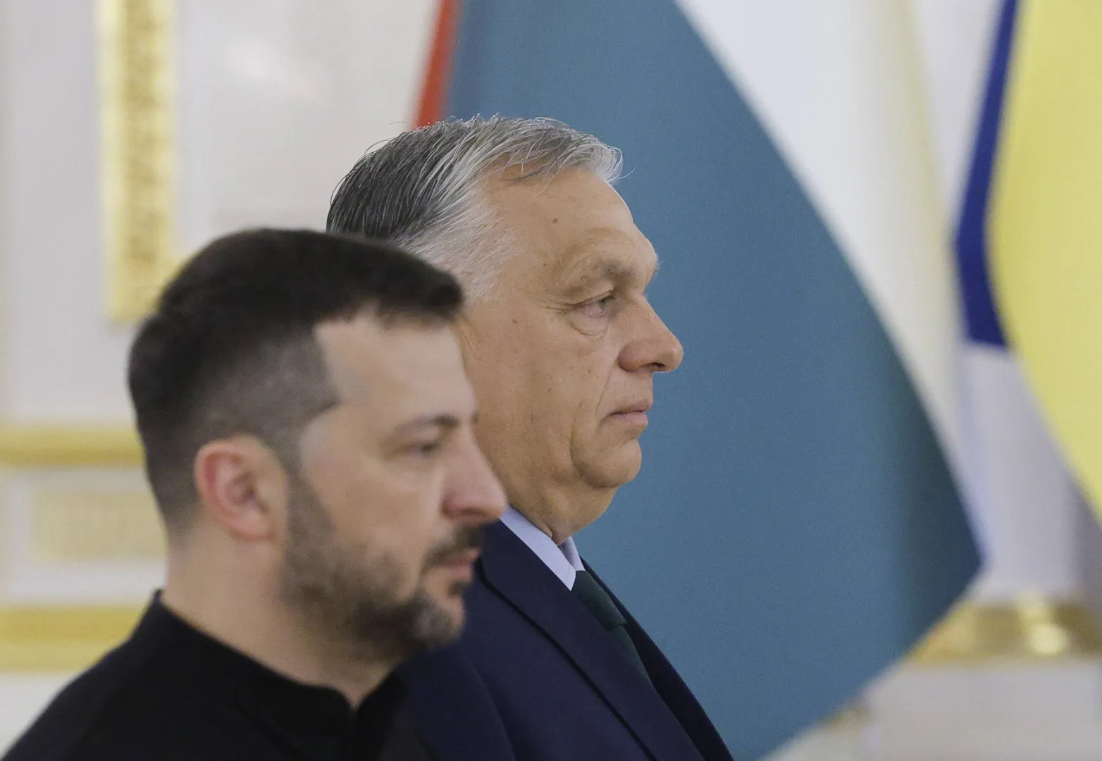 Viktor Orban i Wołodymyr Zełenski, fot. PAP/EPA/SERGEY DOLZHENKO
