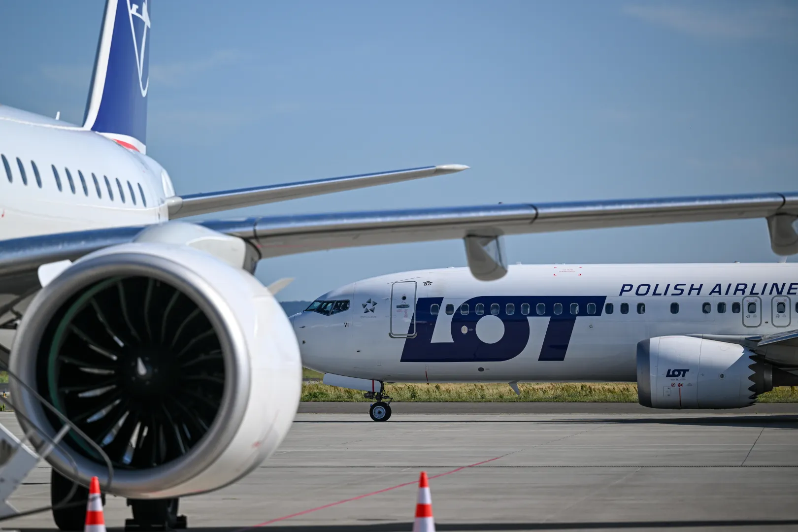 Samoloty PLL LOT, fot. PAP/Darek Delmanowicz