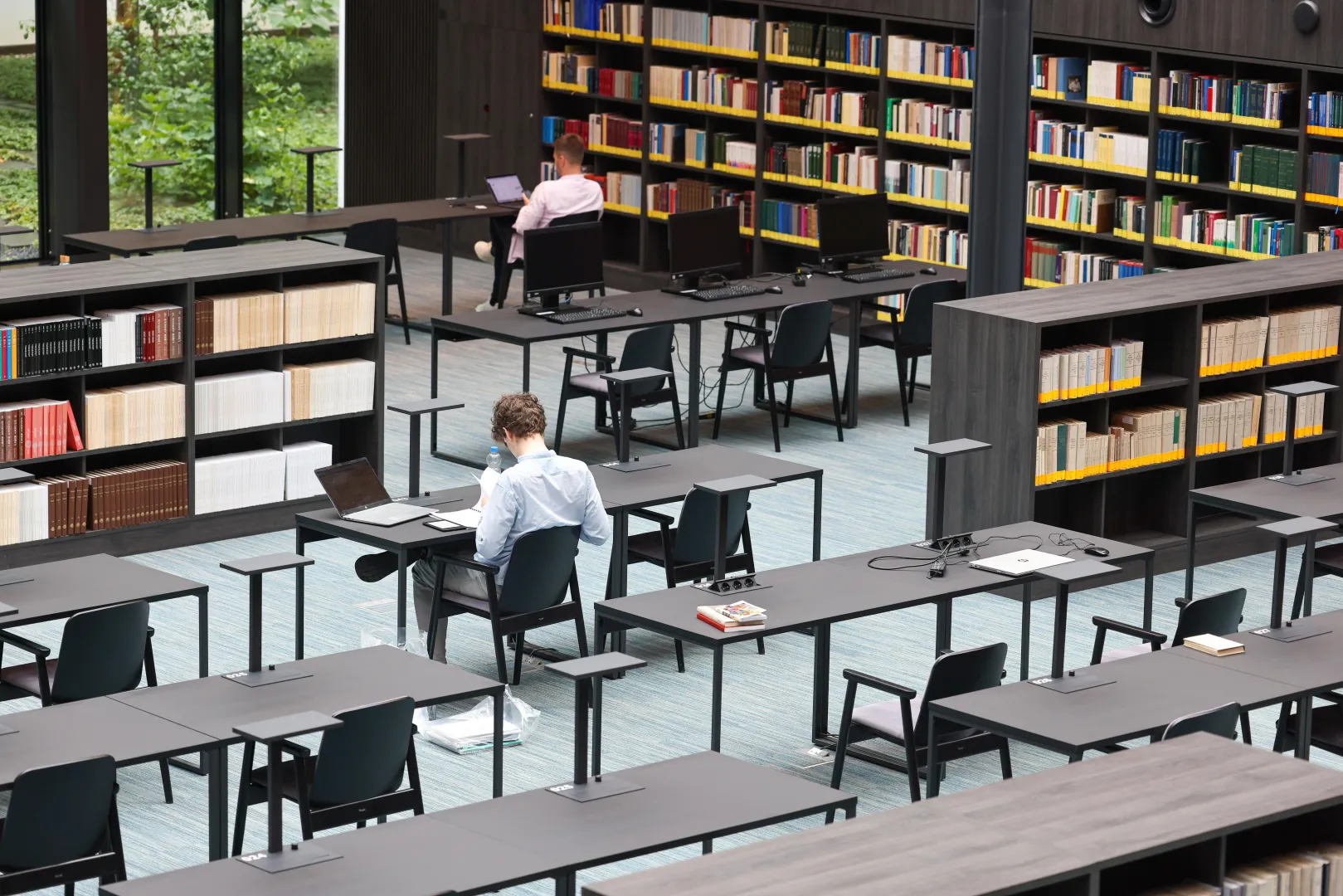 Nauka w Bibliotece Narodowej w Warszawie Fot. PAP/Albert Zawada