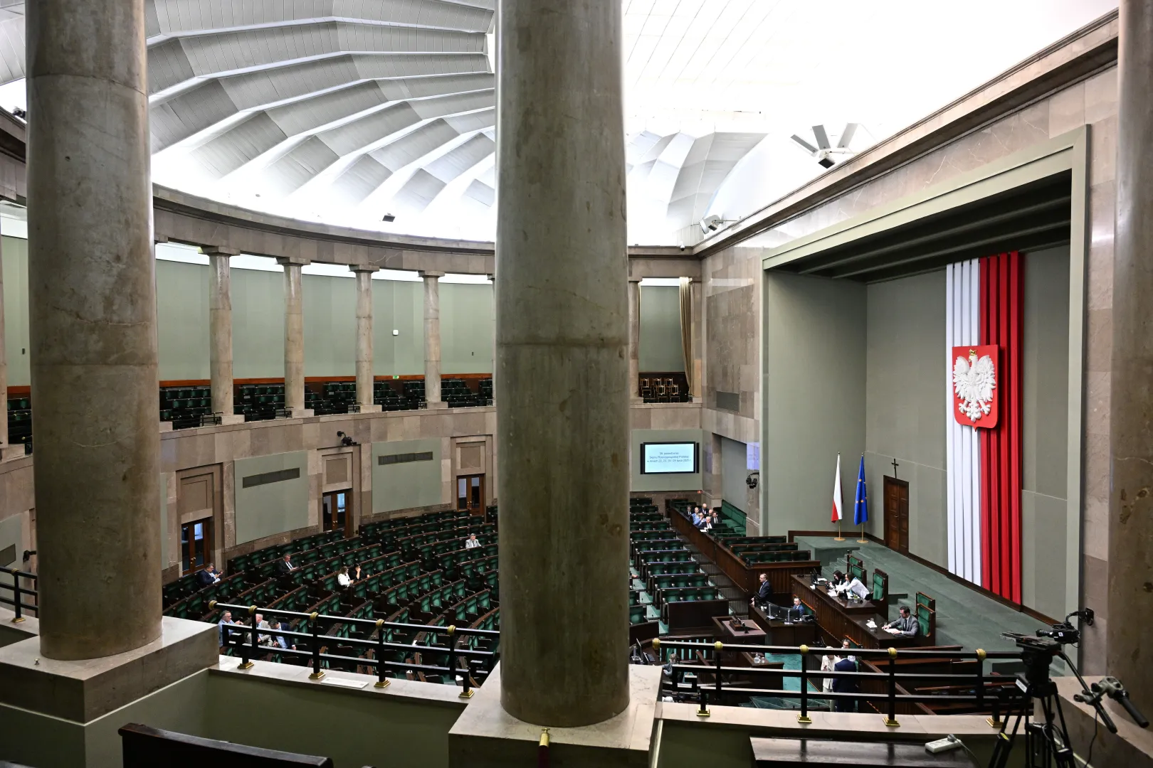 Sala obrad Sejmu Fot. PAP/Radek Pietruszka