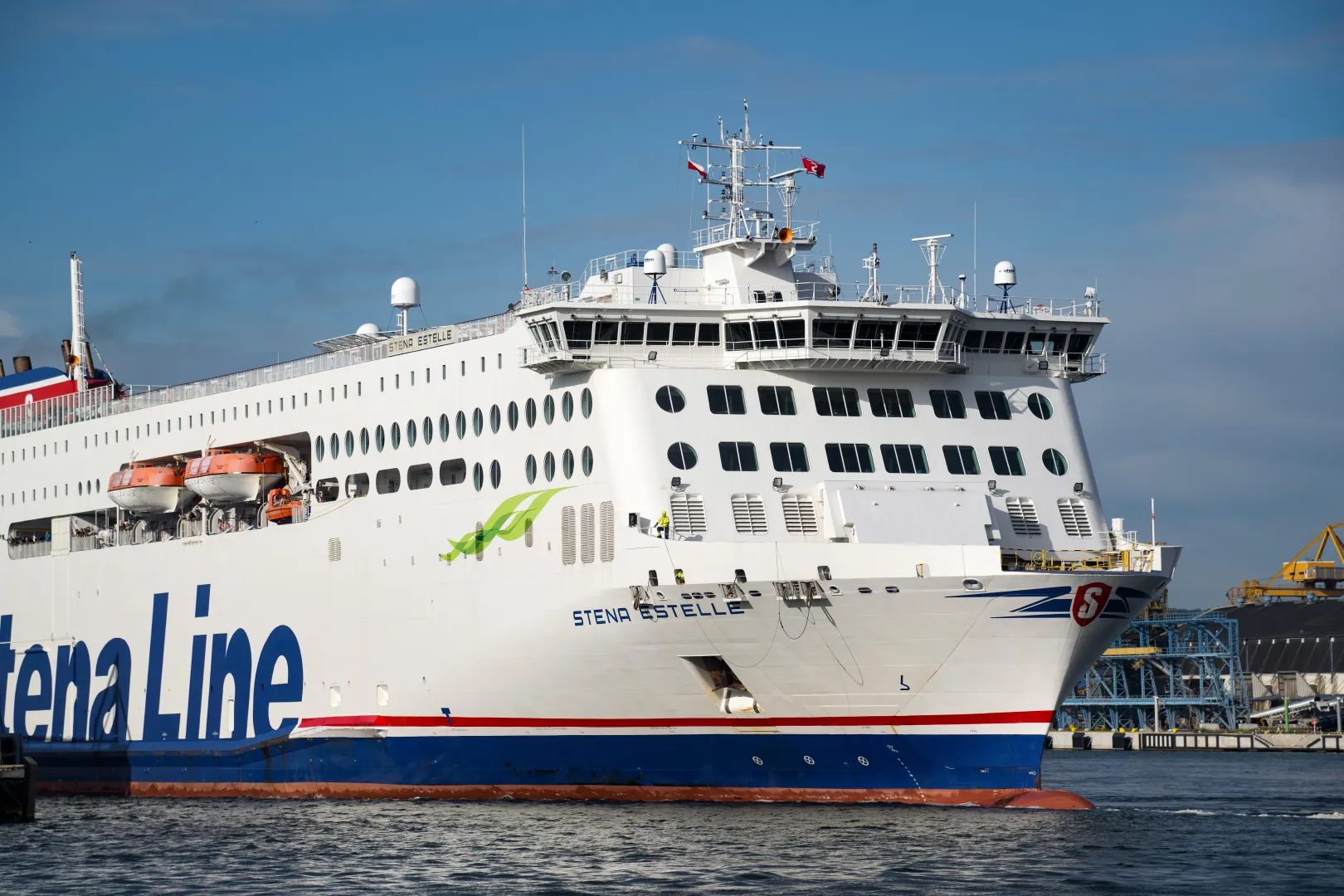 Prom Stena Line w porcie w Gdyni Fot. PAP/Andrzej Jackowski