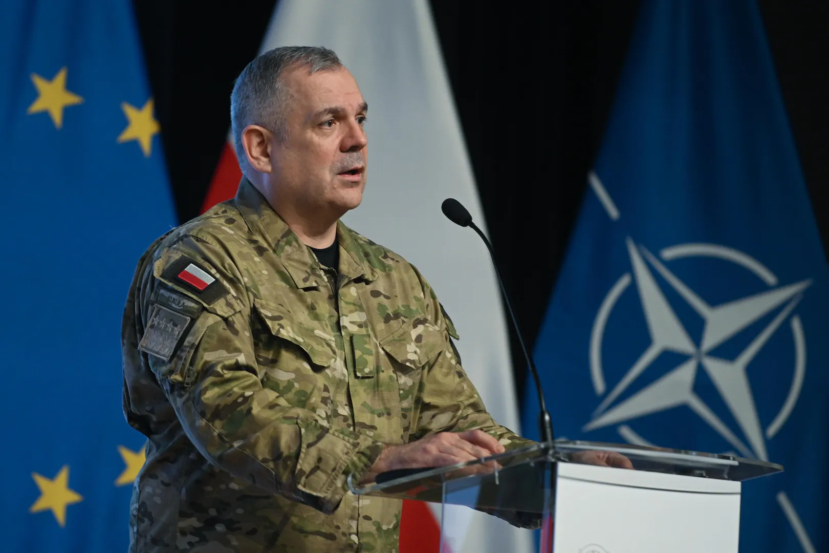 Szef Sztabu Generalnego Wojska Polskiego gen. Wiesław Kukuła. Fot. PAP/Marcin Obara