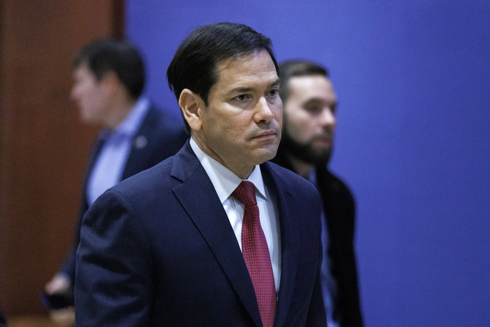 Sekretarz stanu USA Marco Rubio. Fot. PAP/EPA/WILL OLIVER