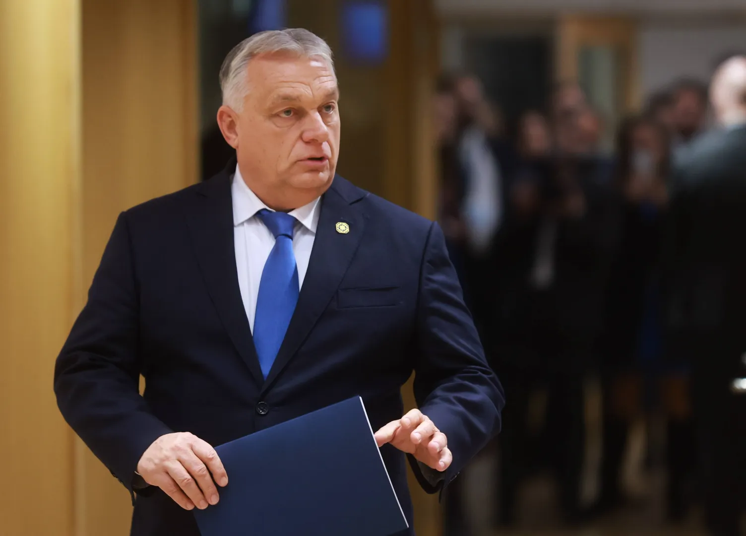 Viktor Orban. Fot. PAP/EPA/OLIVIER HOSLET 