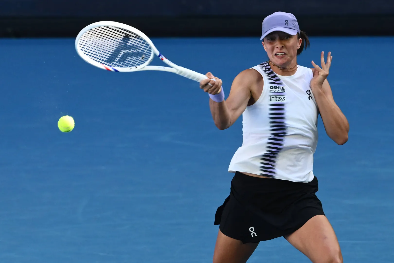 Iga Świątek. Fot. PAP/EPA/JOEL CARRETT