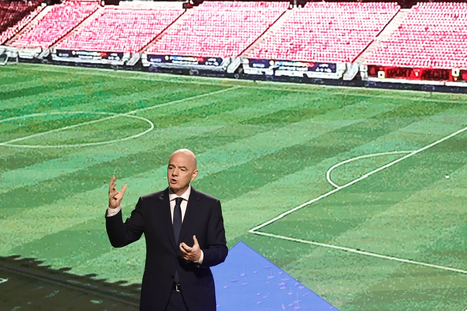Prezydent FIFA Gianni Infantino, fot. PAP/EPA/EFE/Andre Coelho