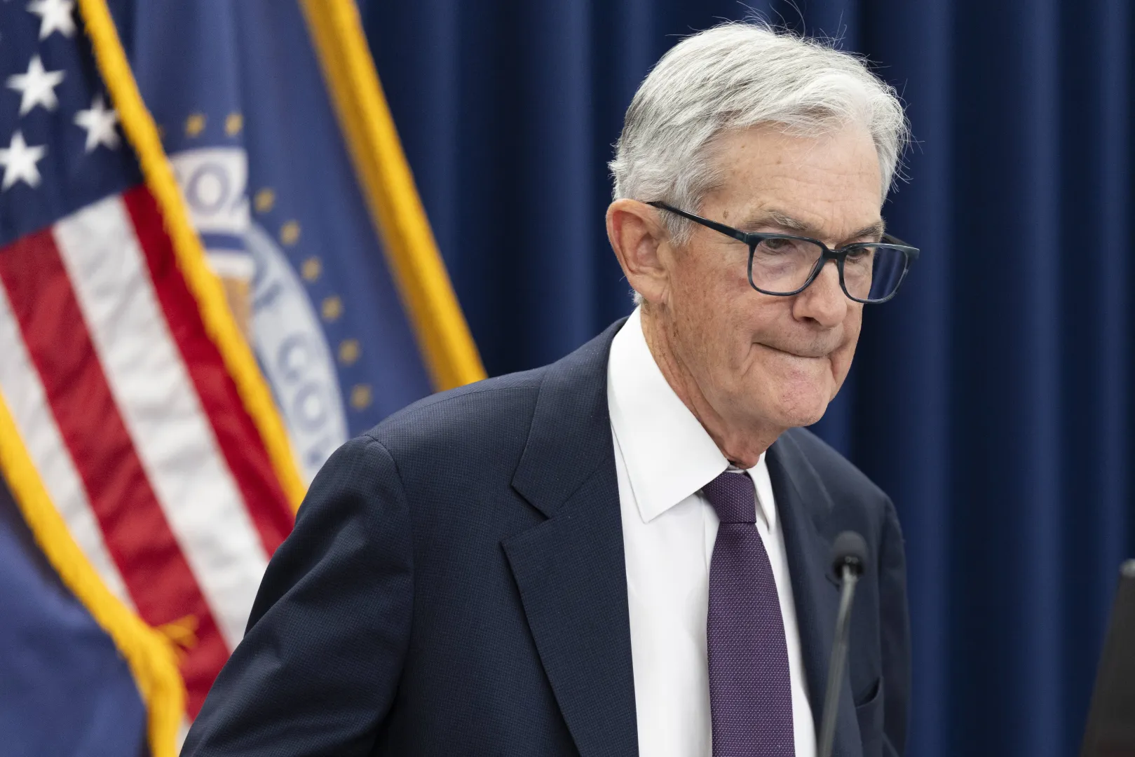 Prezes Fed Jerome Powell. Fot. PAP/EPA/	SHAWN THEW