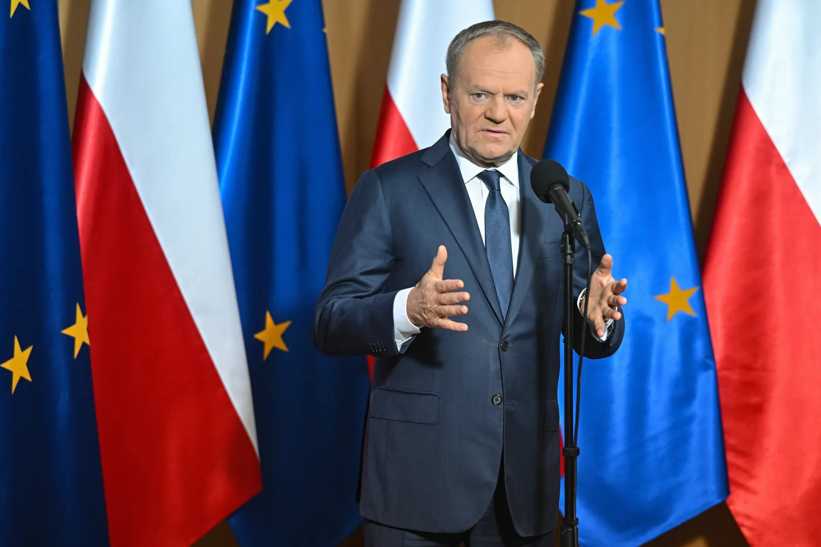 Premier Donald Tusk. Fot. PAP/Radek Pietruszka