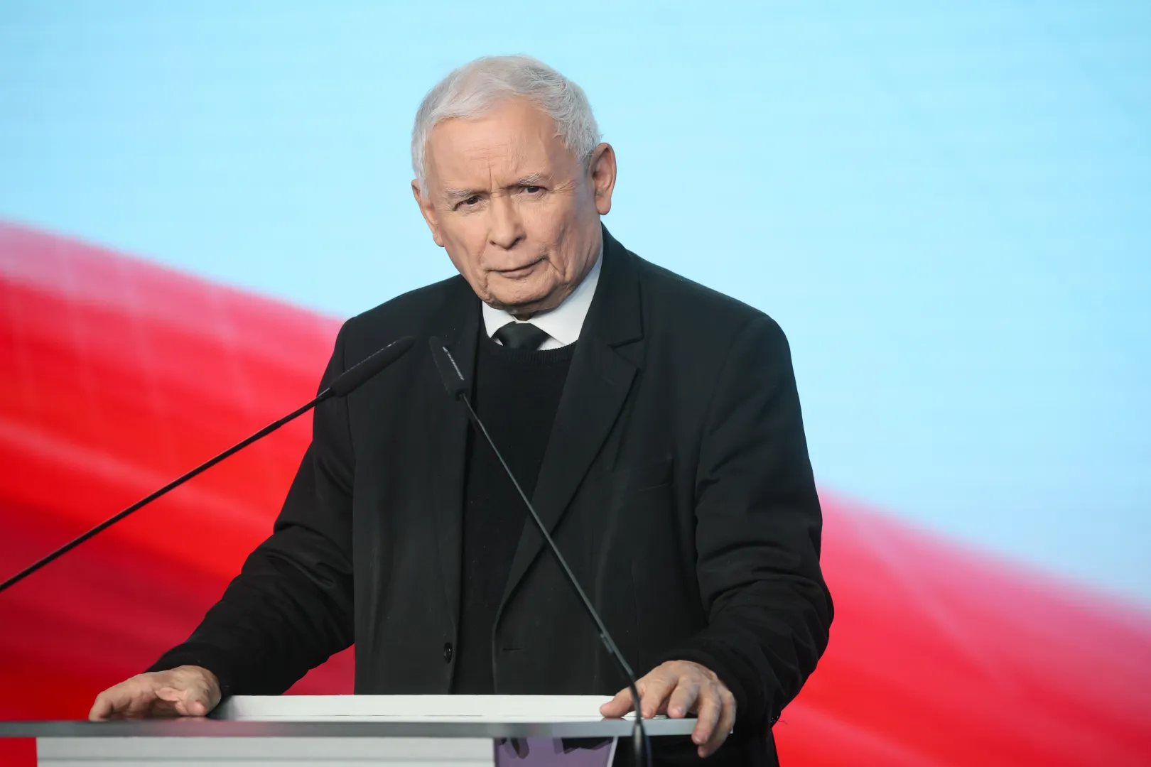 Prezes PiS Jarosław Kaczyński. Fot. PAP/	Leszek Szymański
