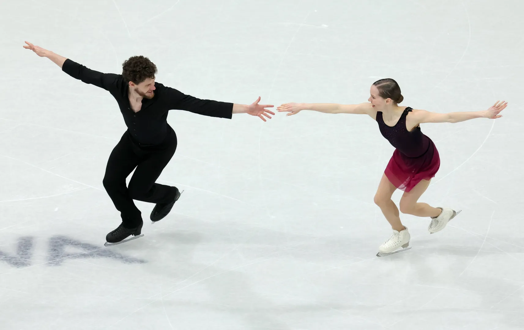 Julia Szczecinina i Michał Woźniak. Fot. PAP/EPA/	WU HAO