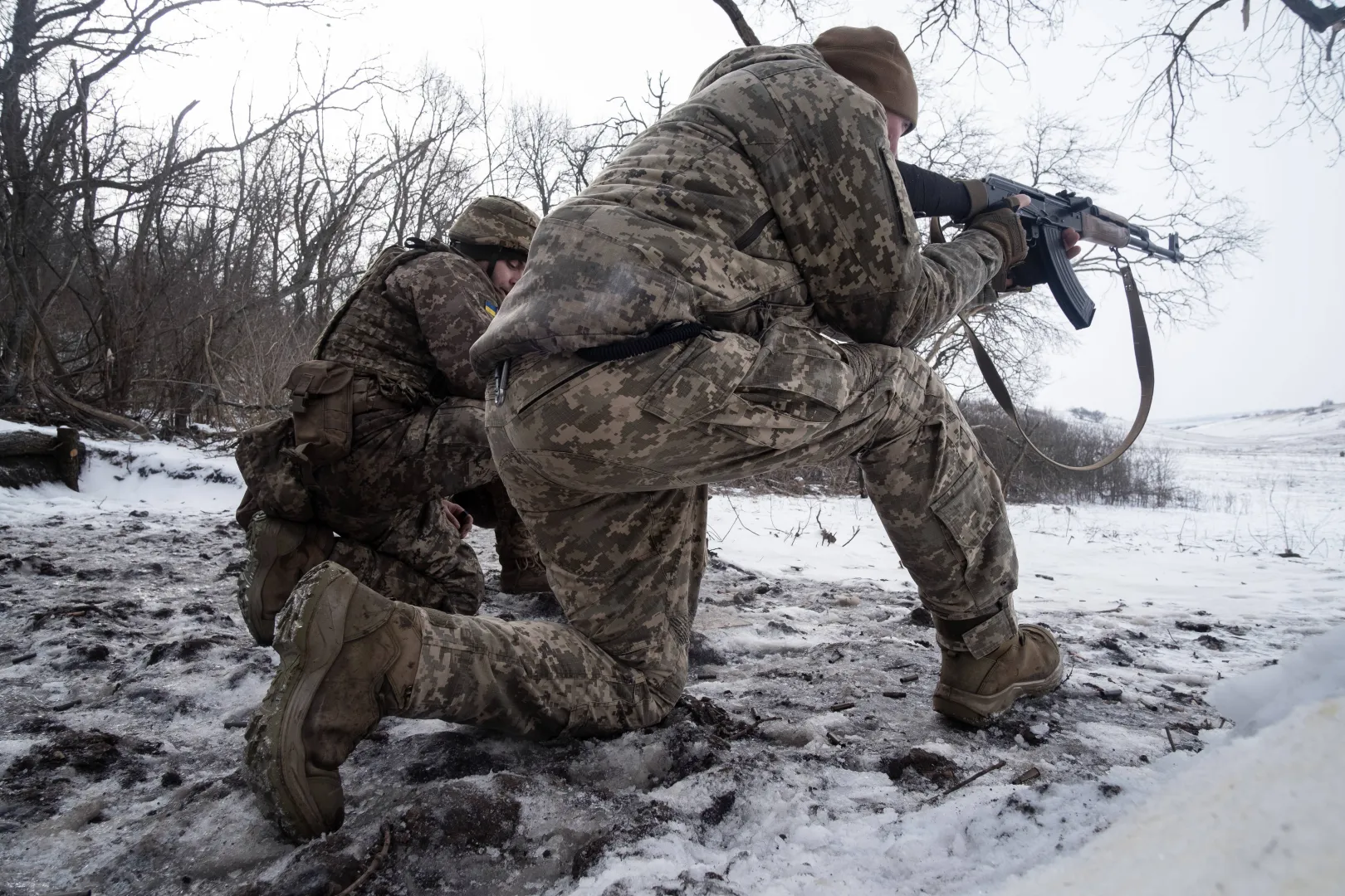 Żołnierze ukraińscy w Charkowie. Fot. PAP/EPA/María Senovilla