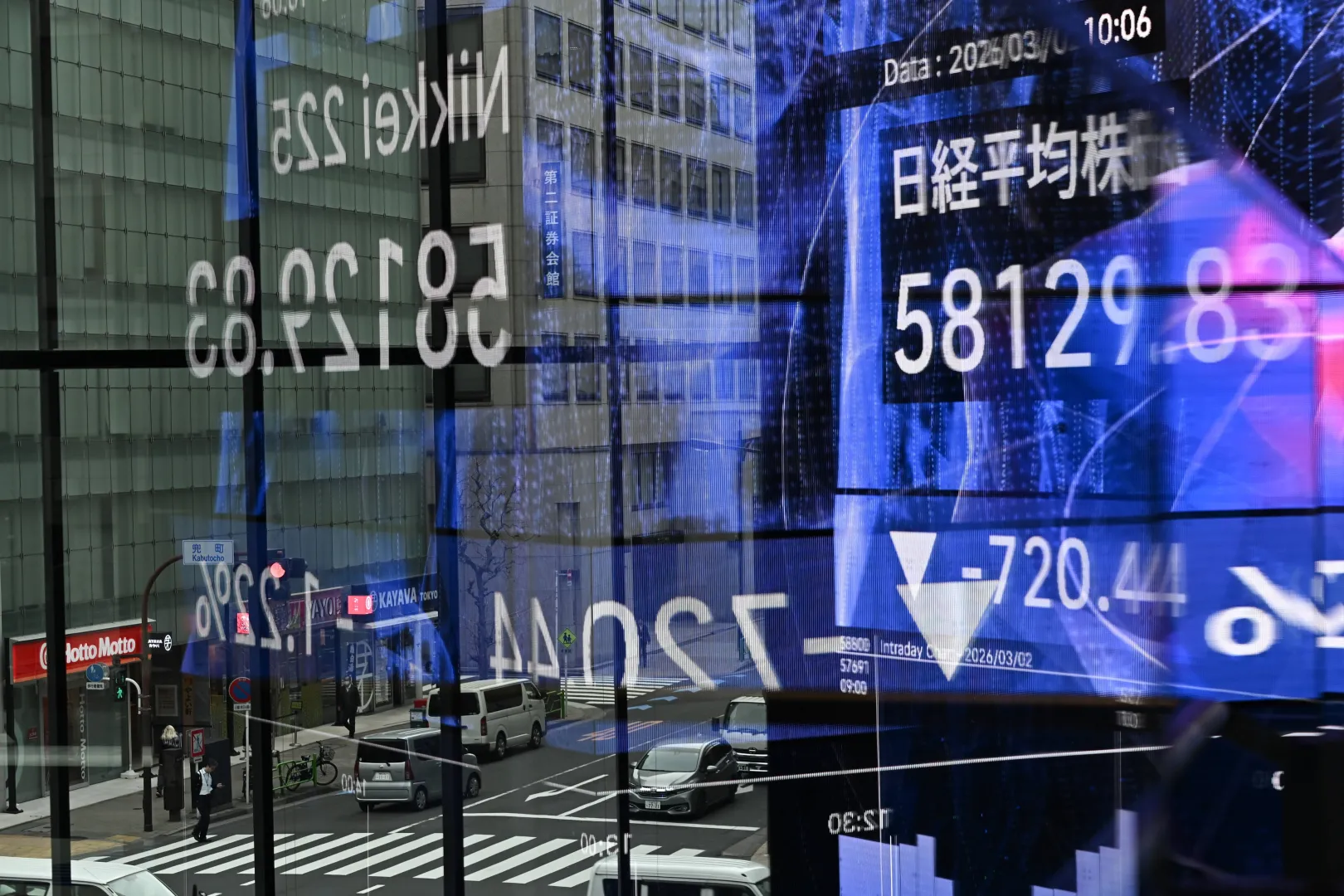 Notowania na japońskiej giełdzie po atakach na Iran Fot. PAP/EPA/SOICHIRO KORIYAMA