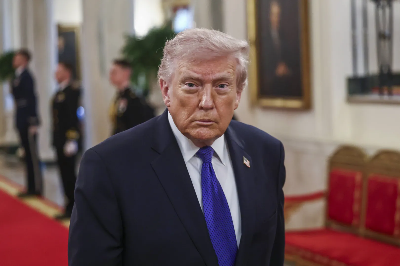 Donald Trump. Fot. PAP/ EPA/JIM LO SCALZO 