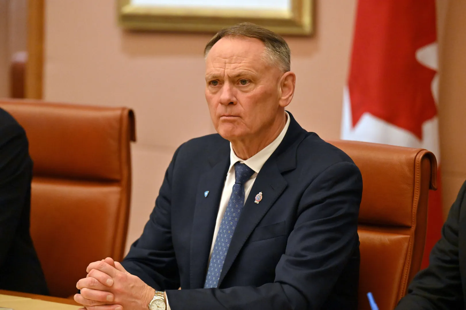 Minister obrony Kanady David McGuinty. Fot. PAP/EPA/MICK TSIKAS