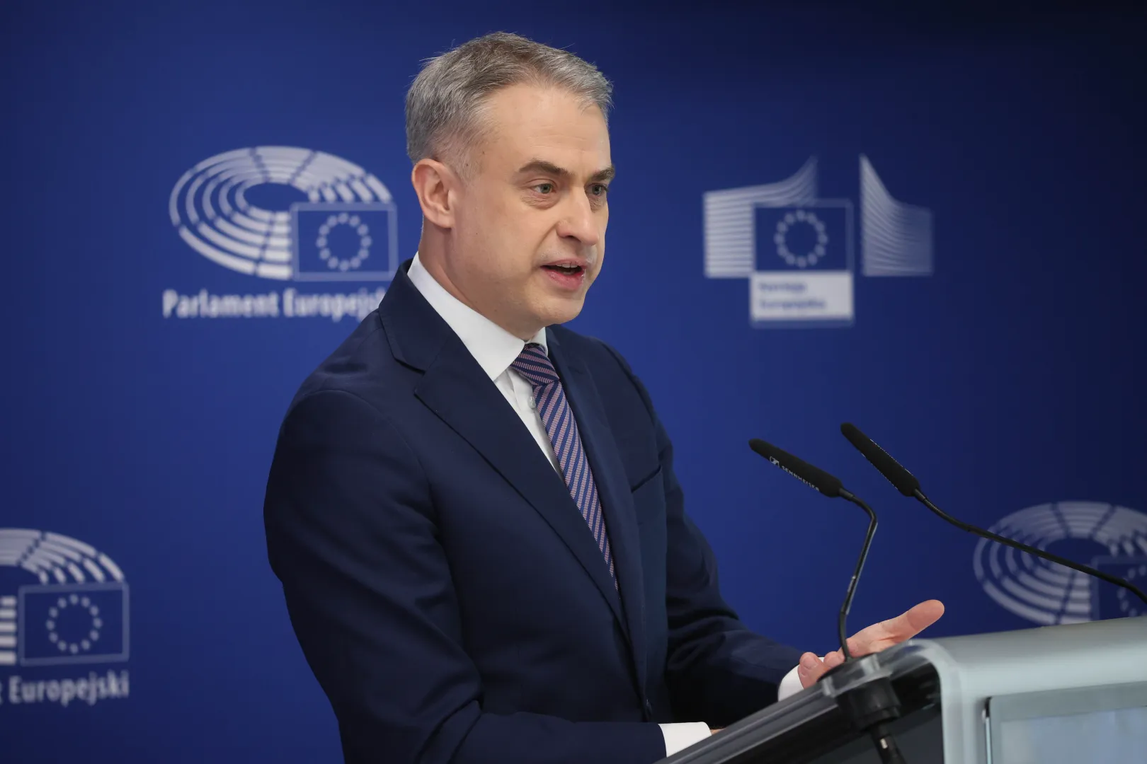 Wicepremier, minister cyfryzacji Krzysztof Gawkowski, fot. PAP/Leszek Szymański