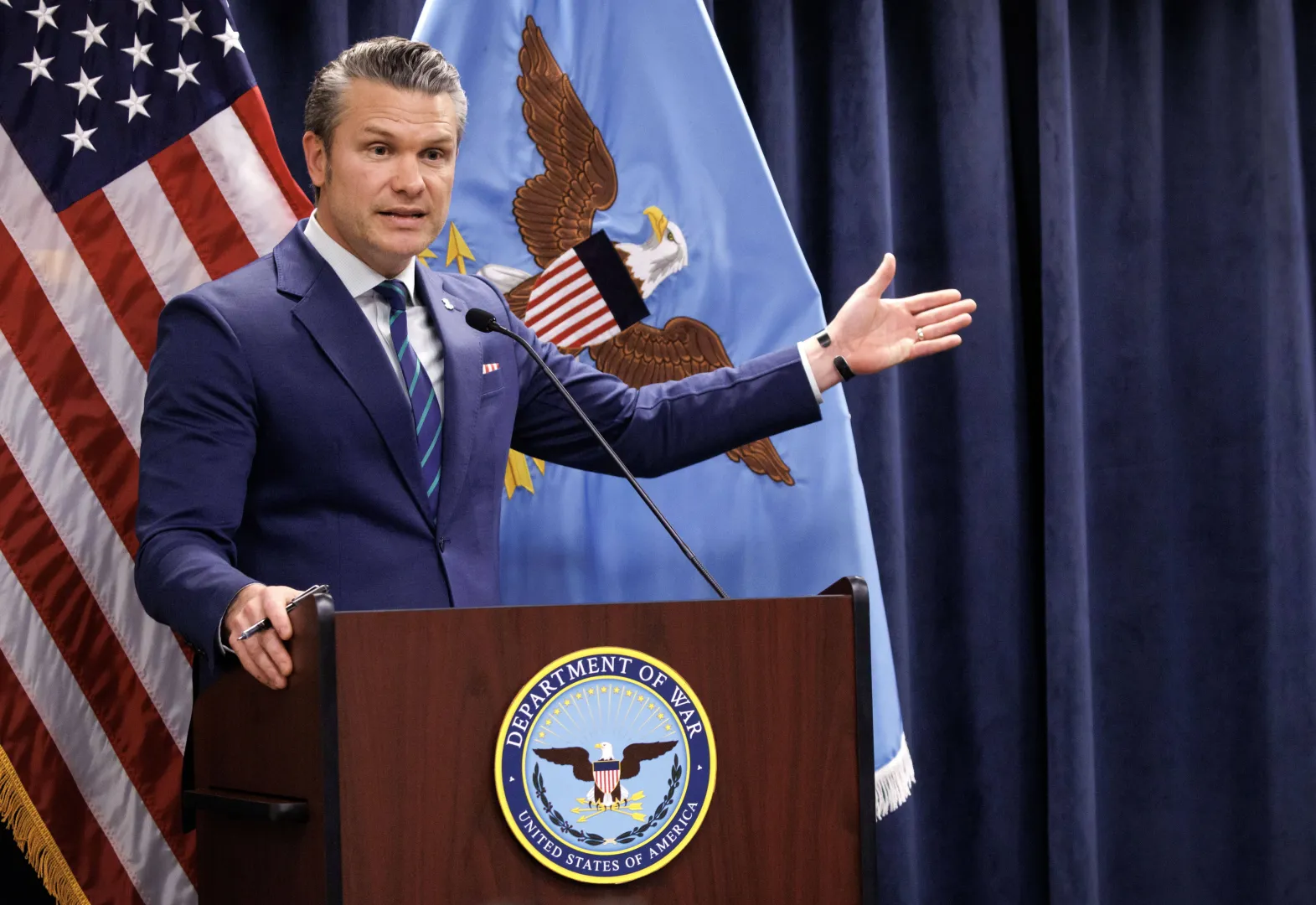 Pete Hegseth. Fot. PAP/EPA/CRISTOBAL HERRERA-ULASHKEVICH 