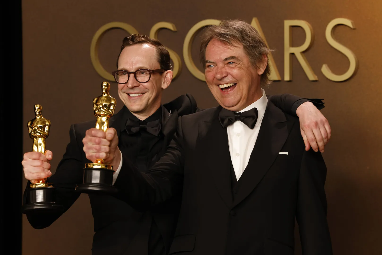 Od lewej: Chris Lavis i Maciek Szczerbowski. Fot. PAP/EPA/JILL CONNELLY