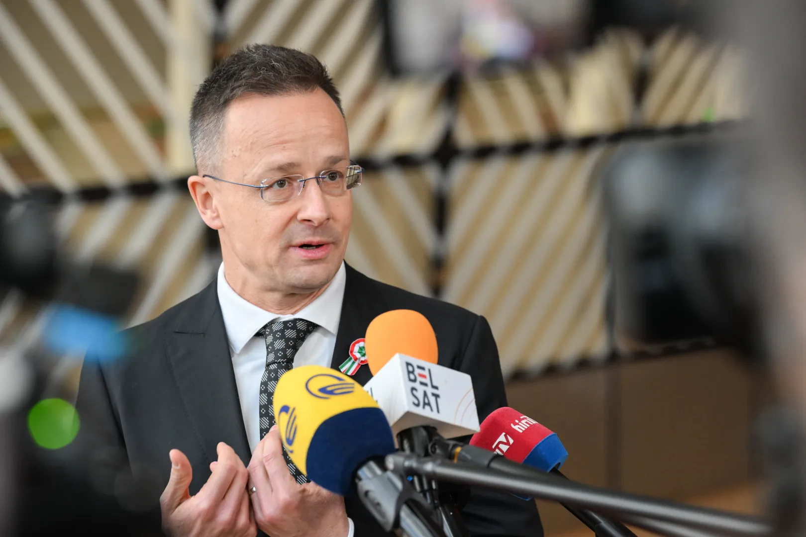 Minister spraw zagranicznych Węgier Peter Szijjarto. Fot. PAP/Wiktor Dąbkowski