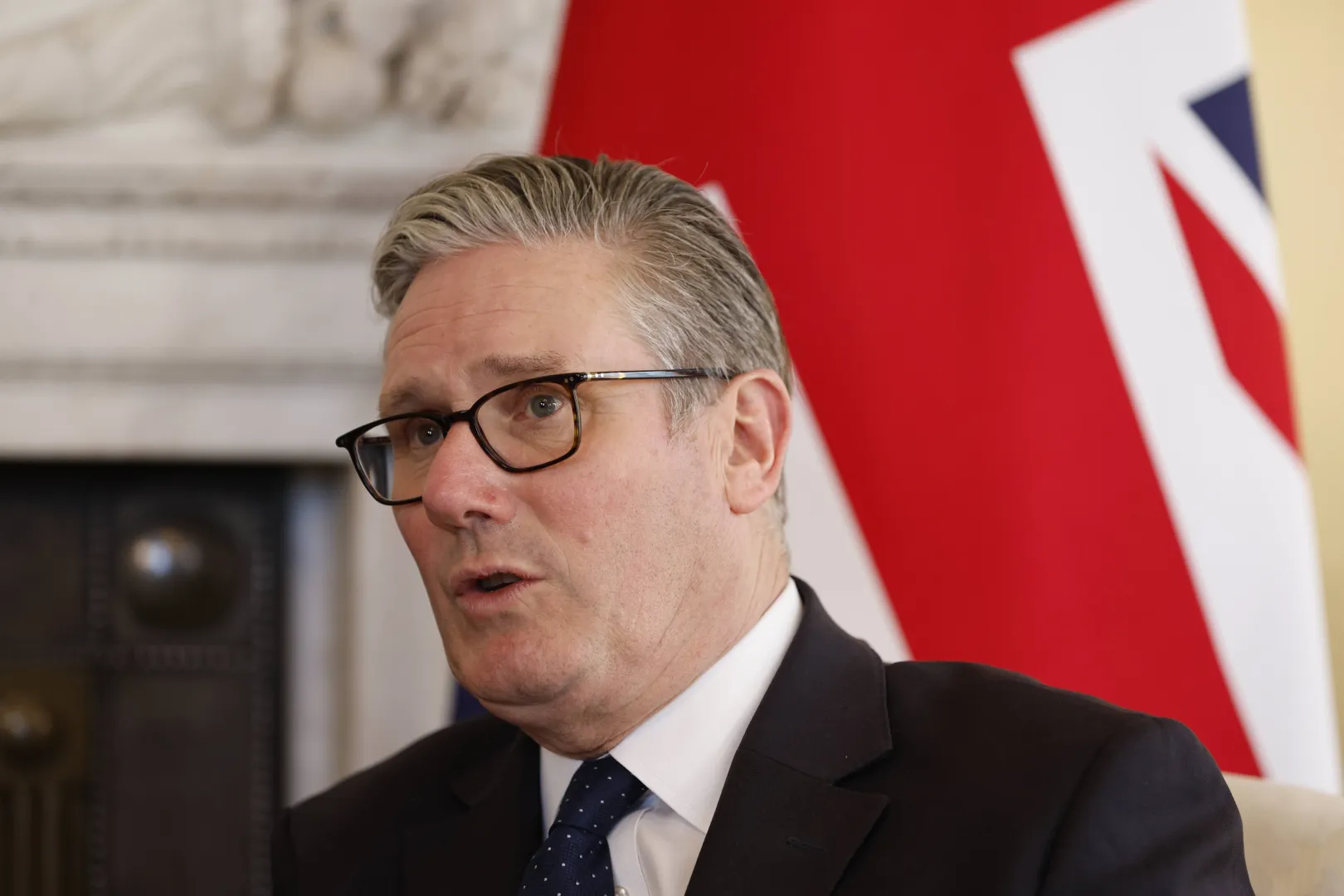 Premier Wielkiej Brytanii Keir Starmer. Fot. PAP/EPA/	DAVID CLIFF/POOL