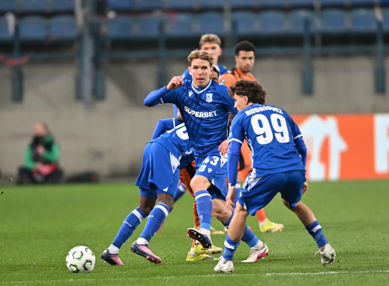 Piłkarze Lecha Poznań. Fot. PAP/	Art Service