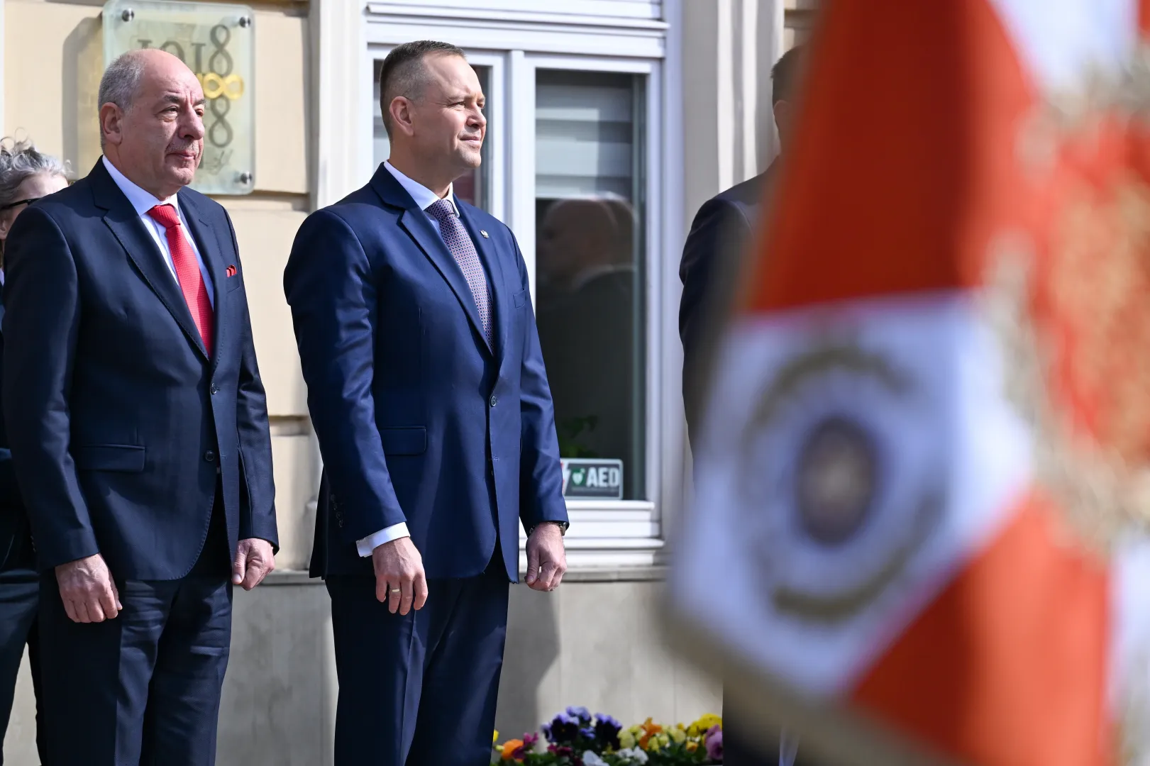 Президент Угорщини Тамаш Шуйок та президент Польщі Кароль Навроцький. Fot. PAP/Darek Delmanowicz