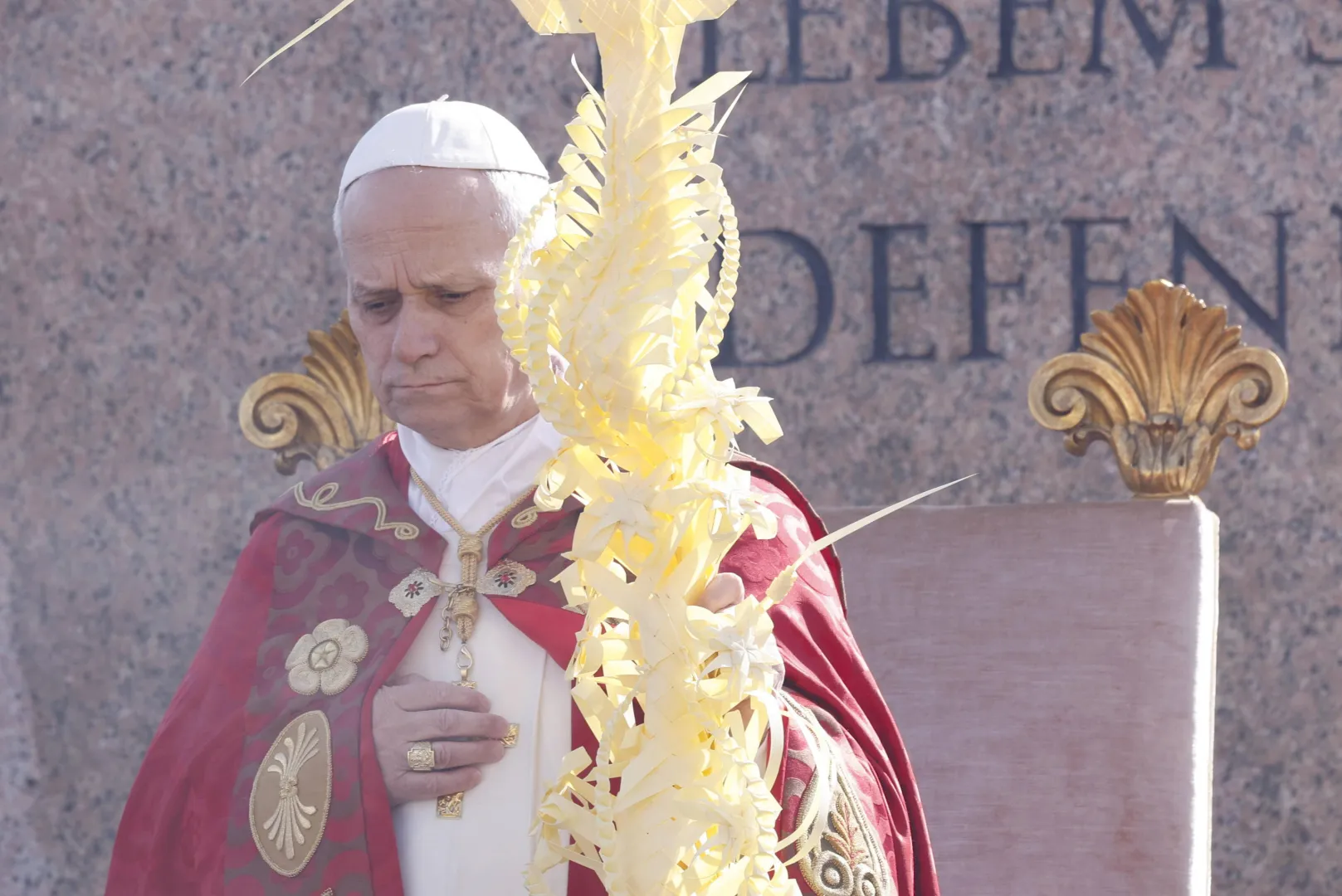 Leon XIV. Fot. PAP/EPA/	REMO CASILLI / POOL