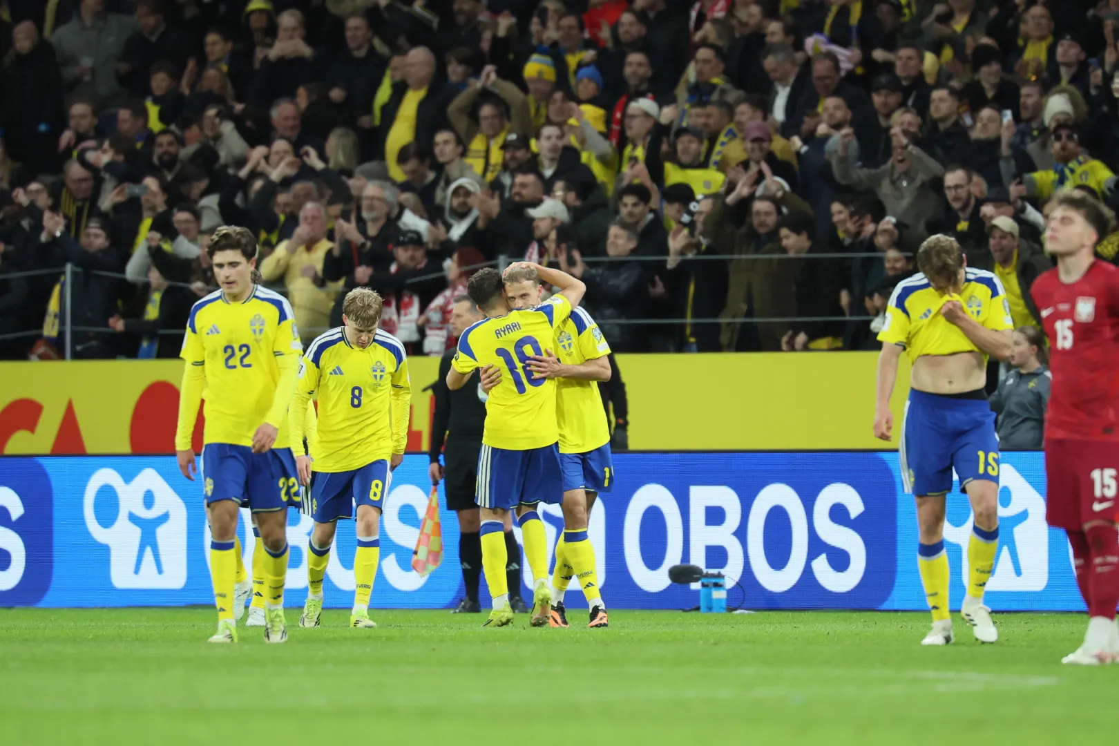 W finale baraży Polska przegrała w Sztokholmie ze Szwecją. Fot. PAP/ Leszek Szymański