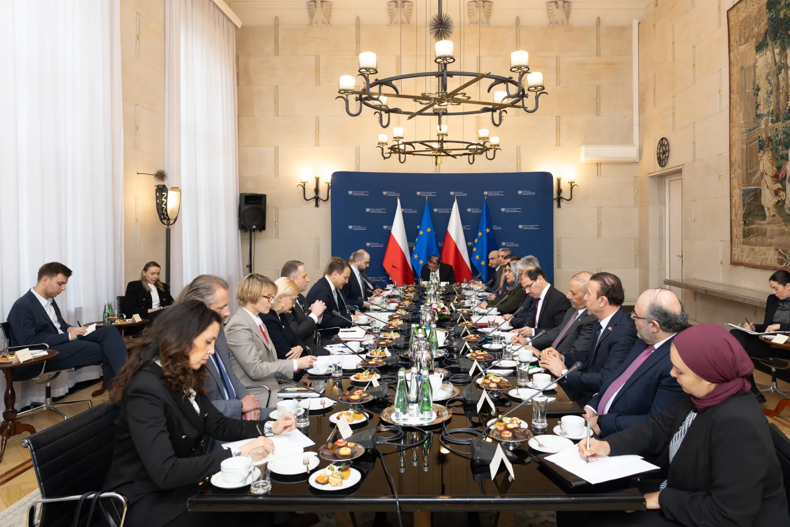 O spotkaniu MSZ poinformowało w poniedziałek na platformie X. Fot. X/MSZ