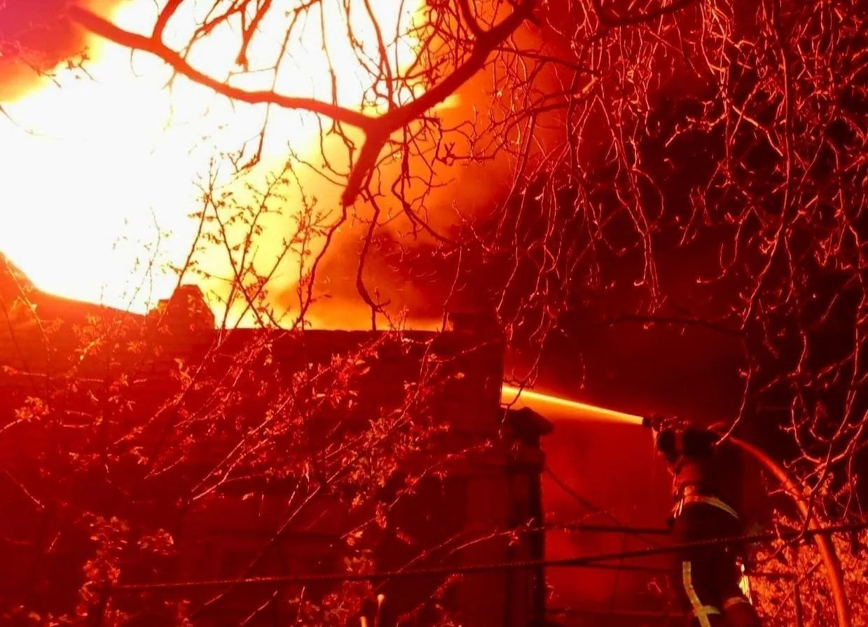 Город Днепр подвергся российским атакам. Fot. Facebook/Дніпропетровська обласна державна адміністрація