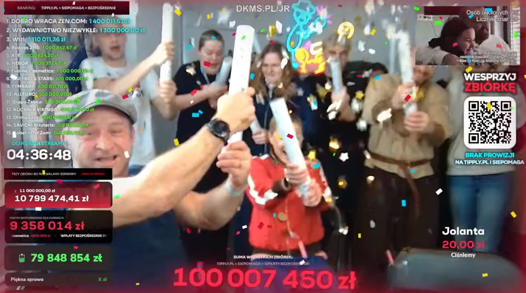 Transmisja na żywo na kanale Łatwogang, fot. youtube.com/@latwogang8538